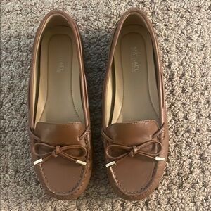 Michael Kors Brown Leather Loafers for Women